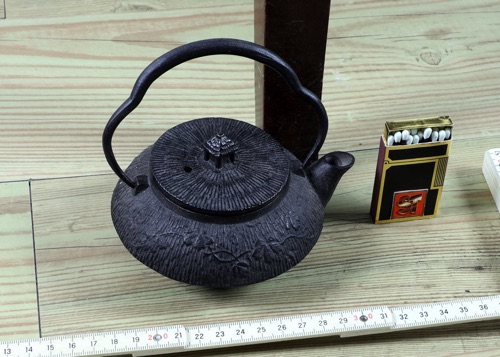 Tetsubin Teekanne älter wohl unbenutzt Japan Metall Eisen