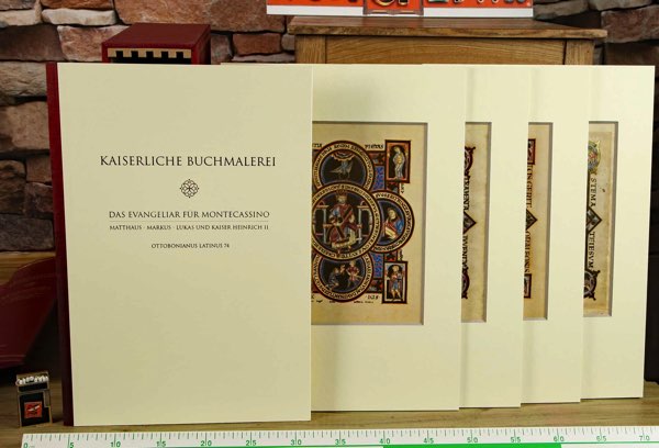 Kaiserliche Buchmalerei Das Evangeliar für Montecassino Faksimile Belser Verlag