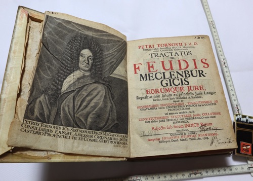 Tractatus de feudis Mecklenburgicis Buch antik 1708