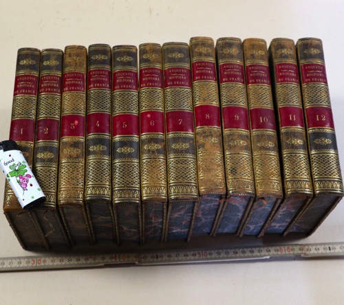 Histoire de France Anquetil 12 Bücher Paris 1821 Ledentu
