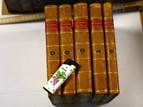 Hueblers Handbuch der allgemeinen Völkergeschichte 1798 Freyberg antik 5 Bücher