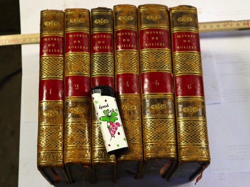 Oeuvres de Moliere antik 1821 Paris 6 Bücher Tardieu Denesle