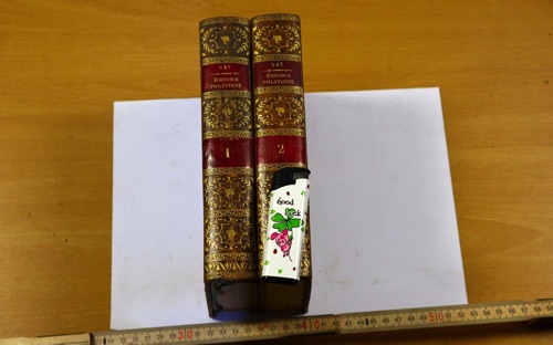 J B Say Economie Politique 2 Bände antik 2 Bücher 1803 Paris