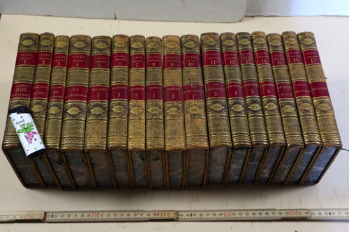 La Baronne De Stael Oeuvres Completes 17 Bände Bücher antik Paris 1820