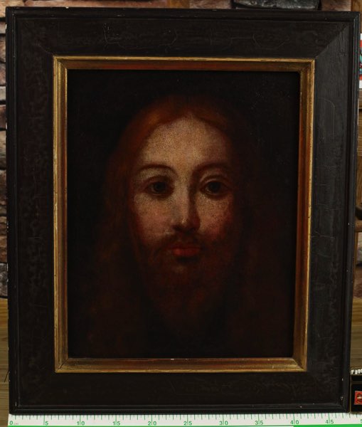Altmeister Ölgemälde antik Portrait Jesus Christus Nachfolger Kopie Bassano