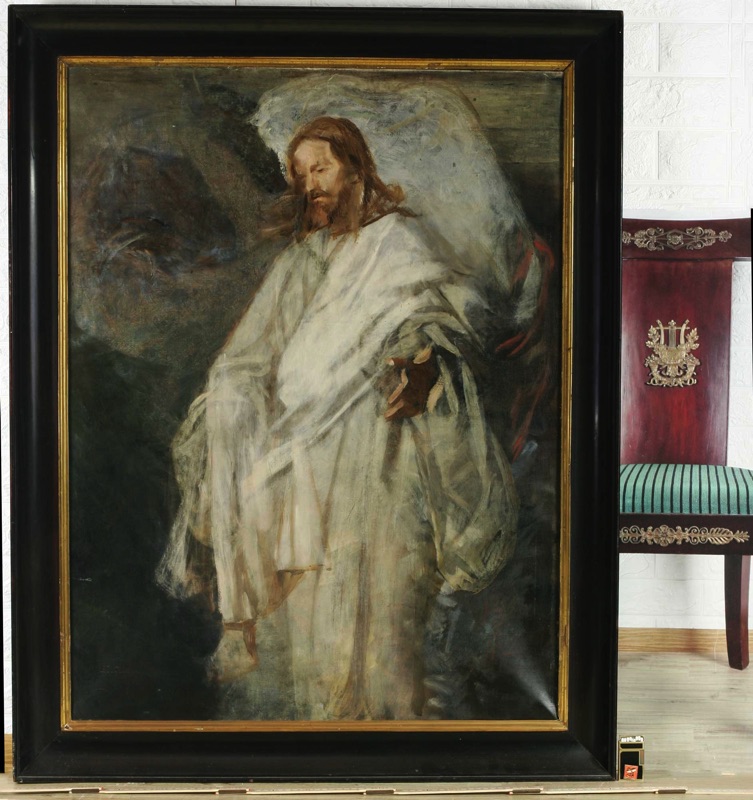 Joseph Emanuel Weiser 1847-1911 Ölgemälde antik Jesus Christus Hauptwerk Christ