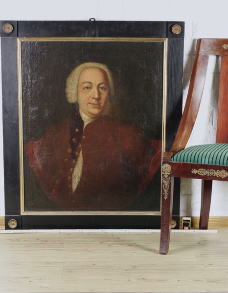 Ölgemälde antik Barock Portrait Edelmann Gegenstück