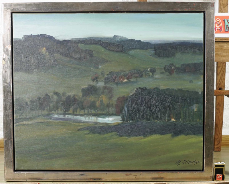 Philipp Reisacher Acrylgemälde Landschaft