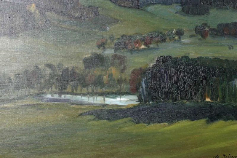 Philipp Reisacher Acrylgemälde Landschaft