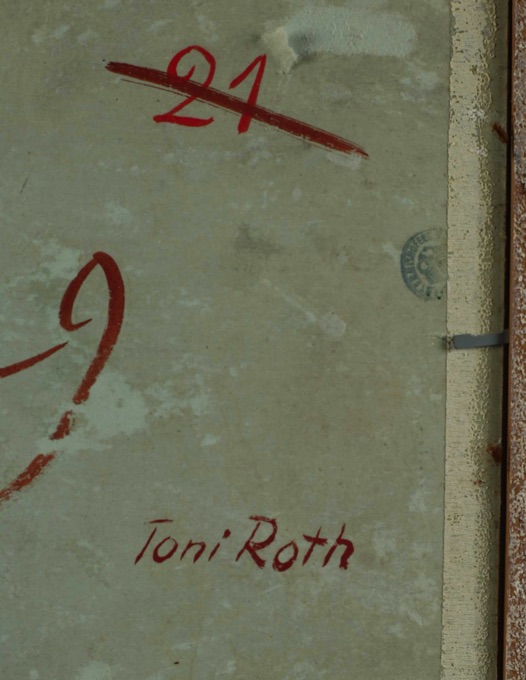 Toni Roth älteres Ölgemälde Stillleben