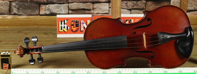 Geige Violine mit Etikett August Riechers Berlin violin fiddle