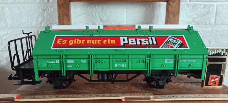 LGB Märklin Persil Klappdeckelwagen 42230 Spur G 09038861