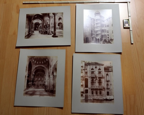 4x Fotografie antik Carlo Naya Venedig Albumin Albuminabzug albumen print 3