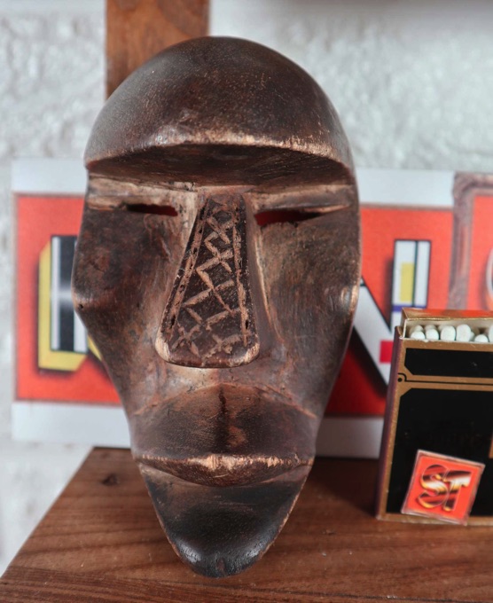 Afrika Maske Holz Dan Kongo
