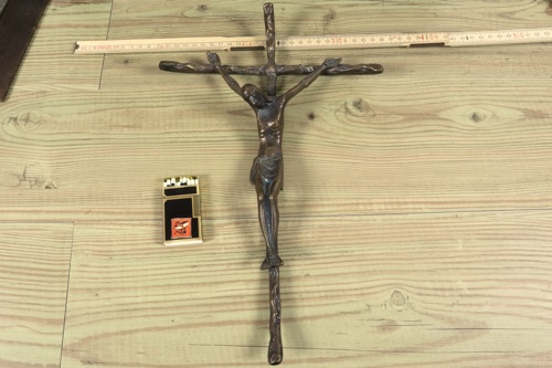 Kruzifix Bronze evtl Heinrich Söller 