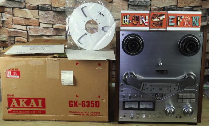 Akai GX 635 D Tonbandgerät Tonbandmaschine 635D vintage reel to reel recorder A+