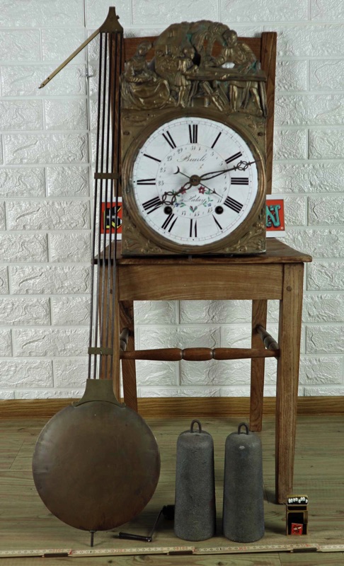 Comtoise antik Uhr Beurle a Latay