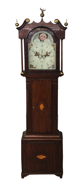 Standuhr antik grandfather clock England Huge Knight Stone