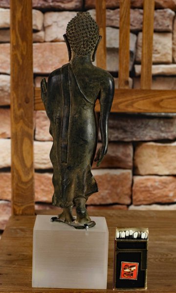 Asiatika Buddha Bronze Gottheit Thailand antik