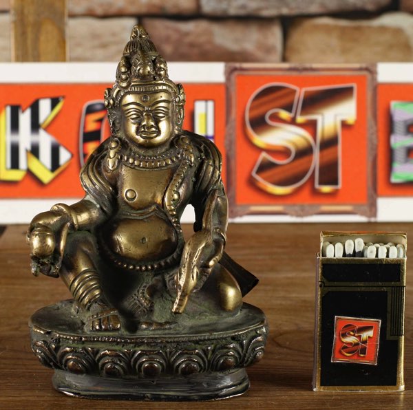 Buddha sitzend Bronze Asiatika